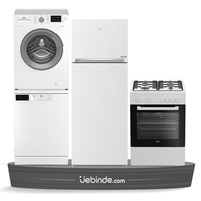 Beko 4 lü Avantaj Çeyiz Paketi-1 (BM 3043 + CM 9101 + 970463 MB + BFE 400 B)